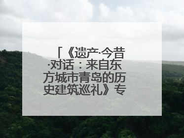 《遗产·今昔·对话：来自东方城市青岛的历史建筑巡礼》专题展在德开幕