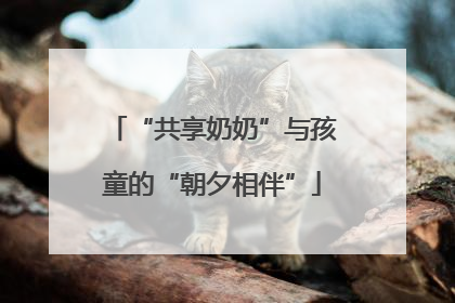 “共享奶奶”与孩童的“朝夕相伴”