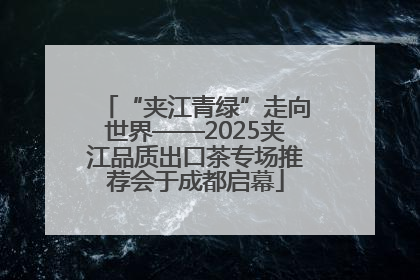 “夹江青绿”走向世界——2025夹江品质出口茶专场推荐会于成都启幕