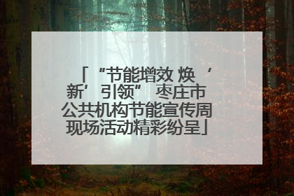 “节能增效 焕‘新’引领” 枣庄市公共机构节能宣传周现场活动精彩纷呈