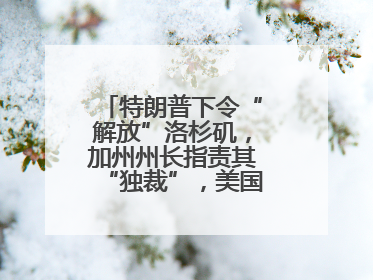 特朗普下令“解放”洛杉矶，加州州长指责其“独裁”，美国正在被撕裂