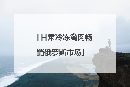 甘肃冷冻禽肉畅销俄罗斯市场