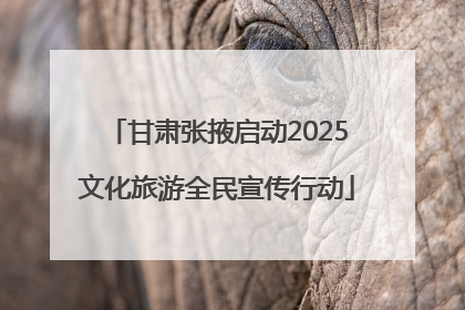 甘肃张掖启动2025文化旅游全民宣传行动