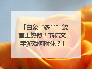 白象“多半”袋面上热搜！商标文字游戏何时休？