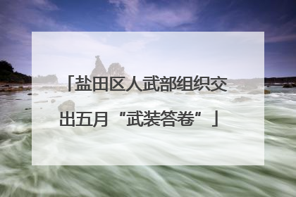 盐田区人武部组织交出五月“武装答卷”