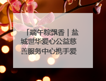 端午粽飘香｜盐城世华爱心公益慈善服务中心携手爱心企业发起情暖“城市守护者”慰问活动