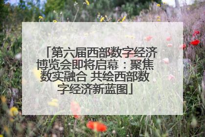 第六届西部数字经济博览会即将启幕：聚焦数实融合 共绘西部数字经济新蓝图