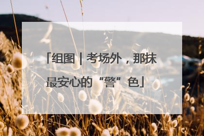 组图｜考场外，那抹最安心的“警”色