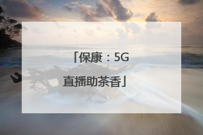 保康：5G直播助茶香