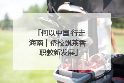 何以中国·行走海南｜侨校飘茶香 职教新发展