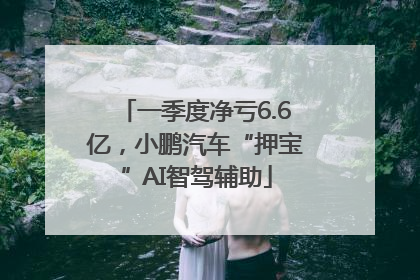 一季度净亏6.6亿，小鹏汽车“押宝”AI智驾辅助