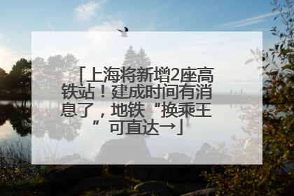 上海将新增2座高铁站！建成时间有消息了，地铁“换乘王”可直达→