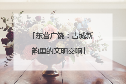 东营广饶：古城新韵里的文明交响