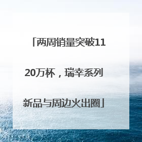 两周销量突破1120万杯，瑞幸系列新品与周边火出圈