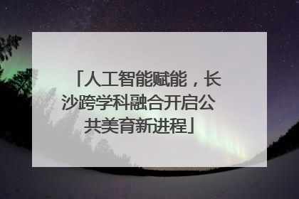 人工智能赋能，长沙跨学科融合开启公共美育新进程