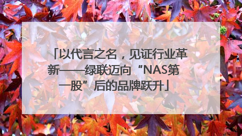 以代言之名，见证行业革新——绿联迈向“NAS第一股”后的品牌跃升
