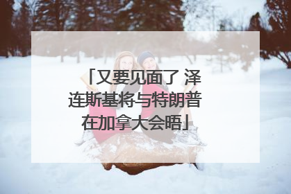 又要见面了 泽连斯基将与特朗普在加拿大会晤