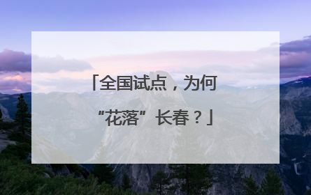 全国试点，为何“花落”长春？