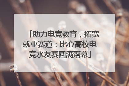 助力电竞教育，拓宽就业赛道：比心高校电竞水友赛圆满落幕