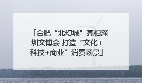 合肥“北幻城”亮相深圳文博会 打造“文化+科技+商业”消费场景