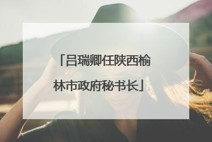 吕瑞卿任陕西榆林市政府秘书长