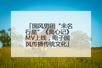 国风男团“未名行星”《离心记》MV上线，电子国风传播传统文化