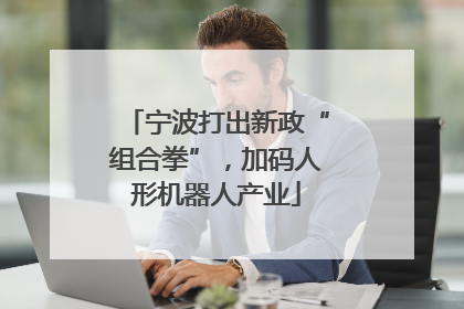 宁波打出新政“组合拳”，加码人形机器人产业