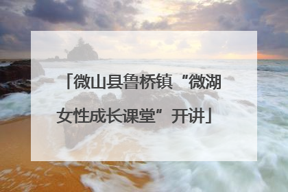 微山县鲁桥镇“微湖女性成长课堂”开讲