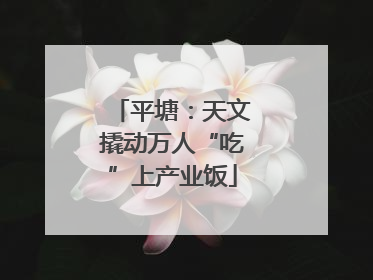 平塘：天文撬动万人“吃”上产业饭