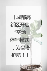 成都高新区开启“空地一体”模式，为高考护航！