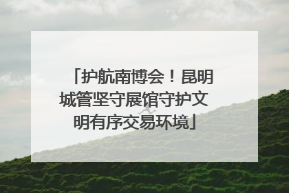 护航南博会！昆明城管坚守展馆守护文明有序交易环境