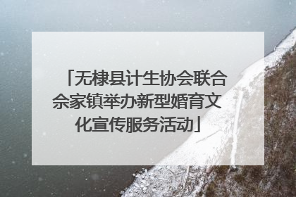 无棣县计生协会联合佘家镇举办新型婚育文化宣传服务活动
