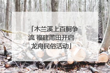 木兰溪上百舸争流 福建莆田开启龙舟民俗活动
