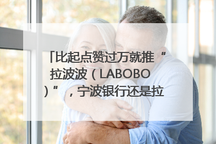 比起点赞过万就推“拉波波(LABOBO)”,宁波银行还是拉业绩吧|财经辣评