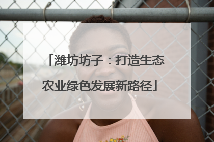 潍坊坊子：打造生态农业绿色发展新路径