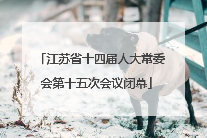 江苏省十四届人大常委会第十五次会议闭幕
