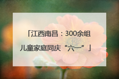 江西南昌：300余组儿童家庭同庆“六一”