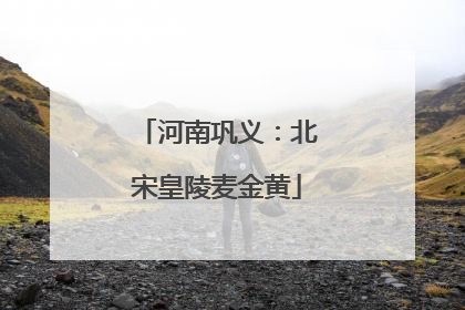 河南巩义：北宋皇陵麦金黄