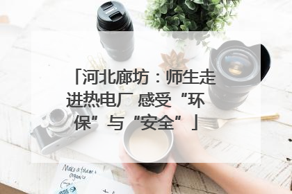 河北廊坊：师生走进热电厂 感受“环保”与“安全”