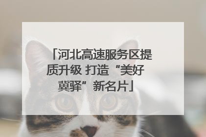 河北高速服务区提质升级 打造“美好冀驿”新名片