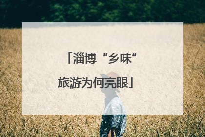 淄博“乡味”旅游为何亮眼