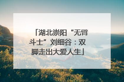 湖北崇阳“无臂斗士”刘细谷：双脚走出大爱人生