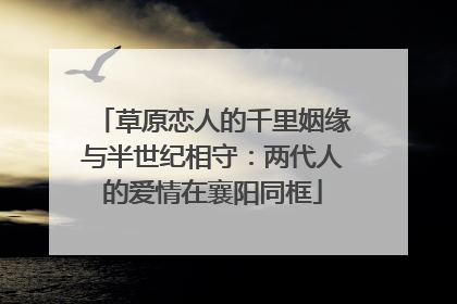 草原恋人的千里姻缘与半世纪相守：两代人的爱情在襄阳同框