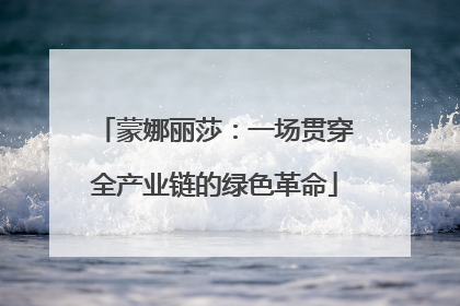 蒙娜丽莎：一场贯穿全产业链的绿色革命