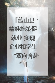 蓝山县：精准施策促就业 实现企业和学生“双向奔赴”