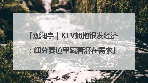 观澜亭｜KTV拥抱银发经济：细分赛道里藏着潜在需求