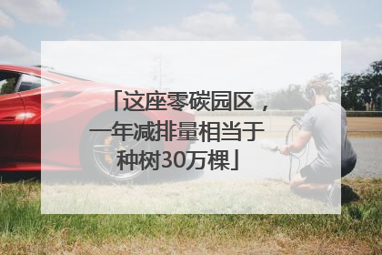 这座零碳园区，一年减排量相当于种树30万棵