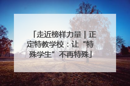 走近榜样力量｜正定特教学校：让“特殊学生”不再特殊