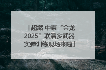 超燃 中柬“金龙-2025”联演多武器实弹训练现场来啦