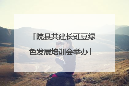院县共建长豇豆绿色发展培训会举办